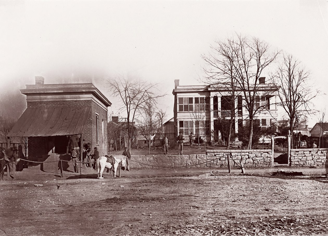 Ředitelství proboštských maršálů, Chattanooga, ca. 1864. od George N. Barnard