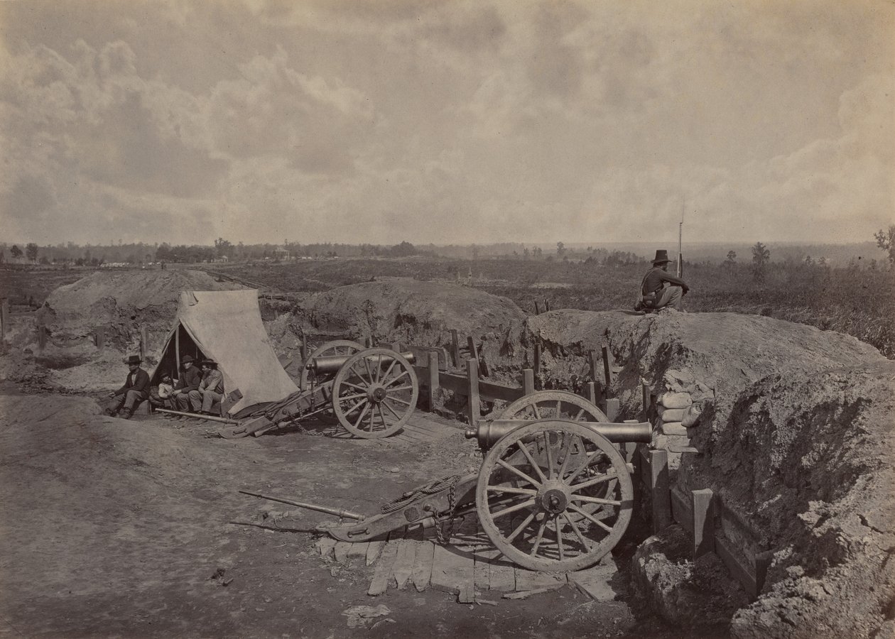 Rebel Works in Front of Atlanta, GA, č. 4, 1864. od George N. Barnard