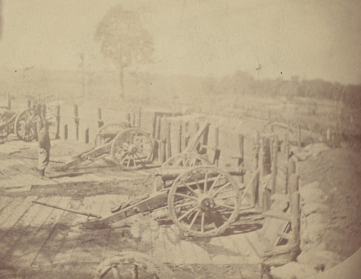 Rebel Works in Front of Atlanta, Georgia, č. 2, 1864. od George N. Barnard