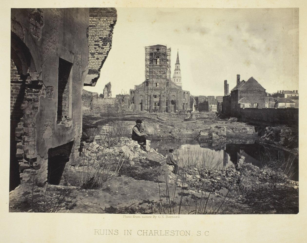 Zříceniny v Charlestonu, S.C. od George N. Barnard