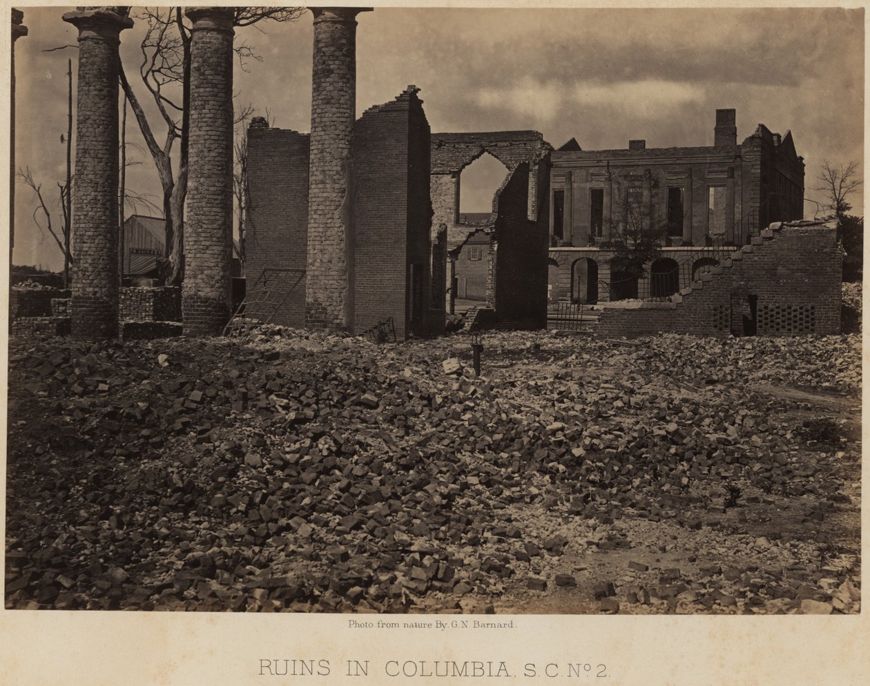Ruiny v Columbii, S.C., č. 2 od George N. Barnard