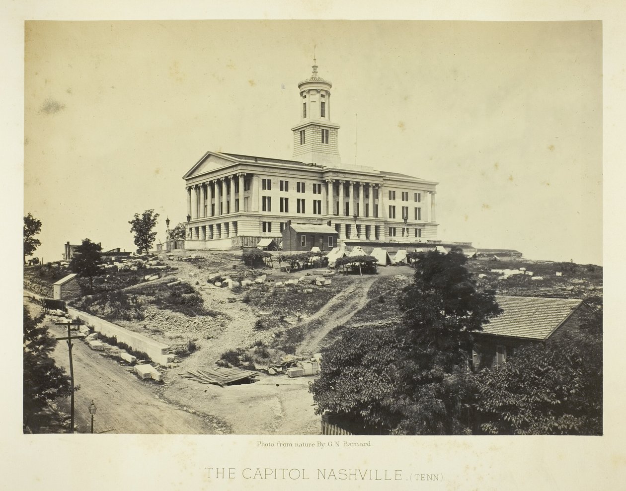 Kapitol, Nashville, Tennessee od George N. Barnard