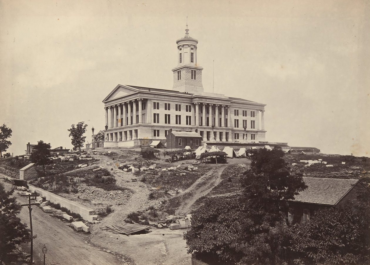 Kapitol, Nashville, Tennessee, 60. léta 19. století. od George N. Barnard