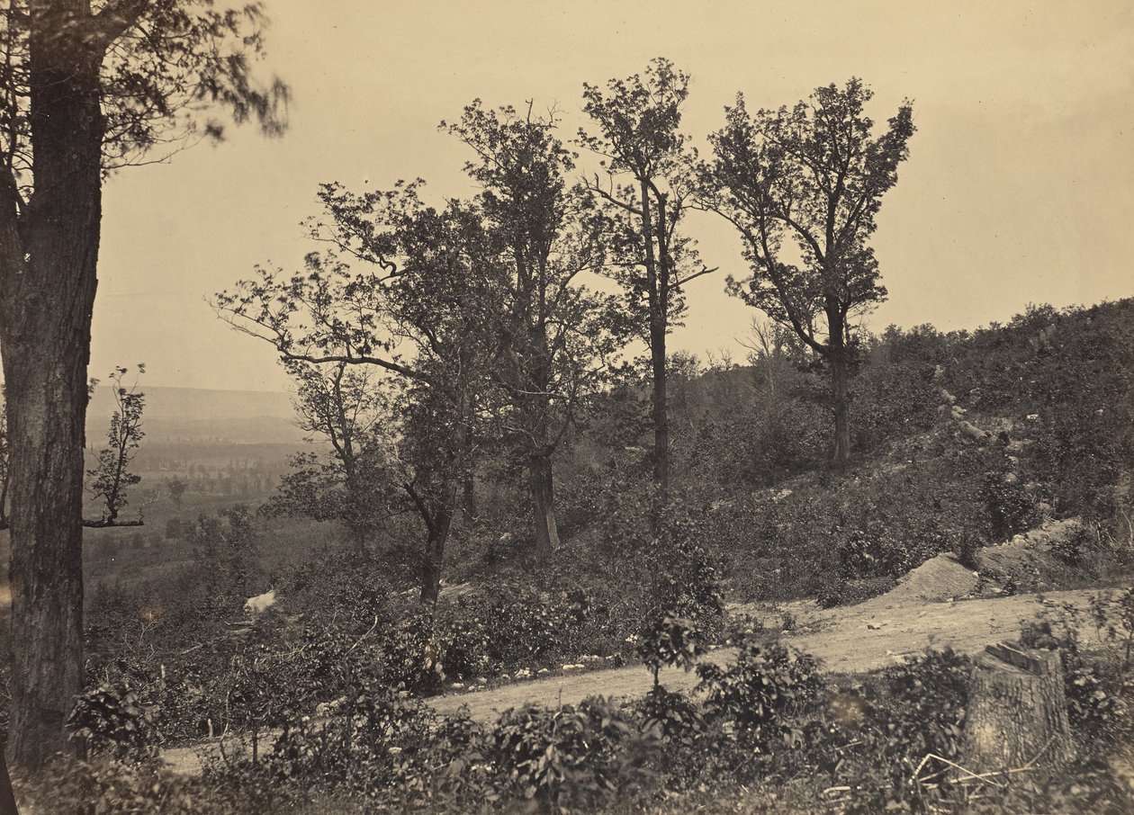 Hřeben Mission Ridge od George N. Barnard
