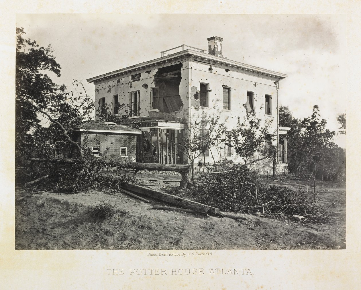 Potterův dům, Atlanta od George N. Barnard