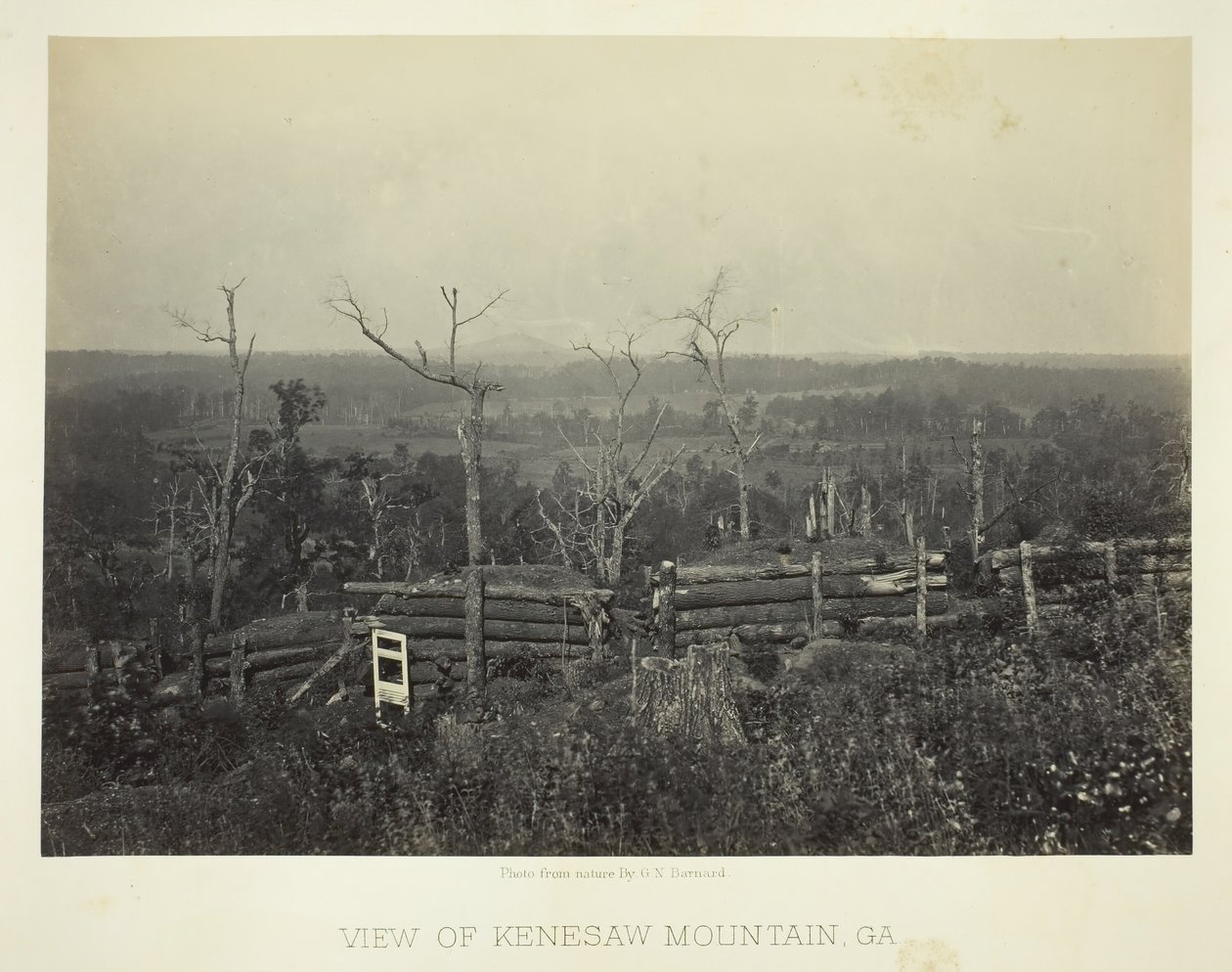 Pohled na horu Kenesaw, Ga., 1866. od George N. Barnard