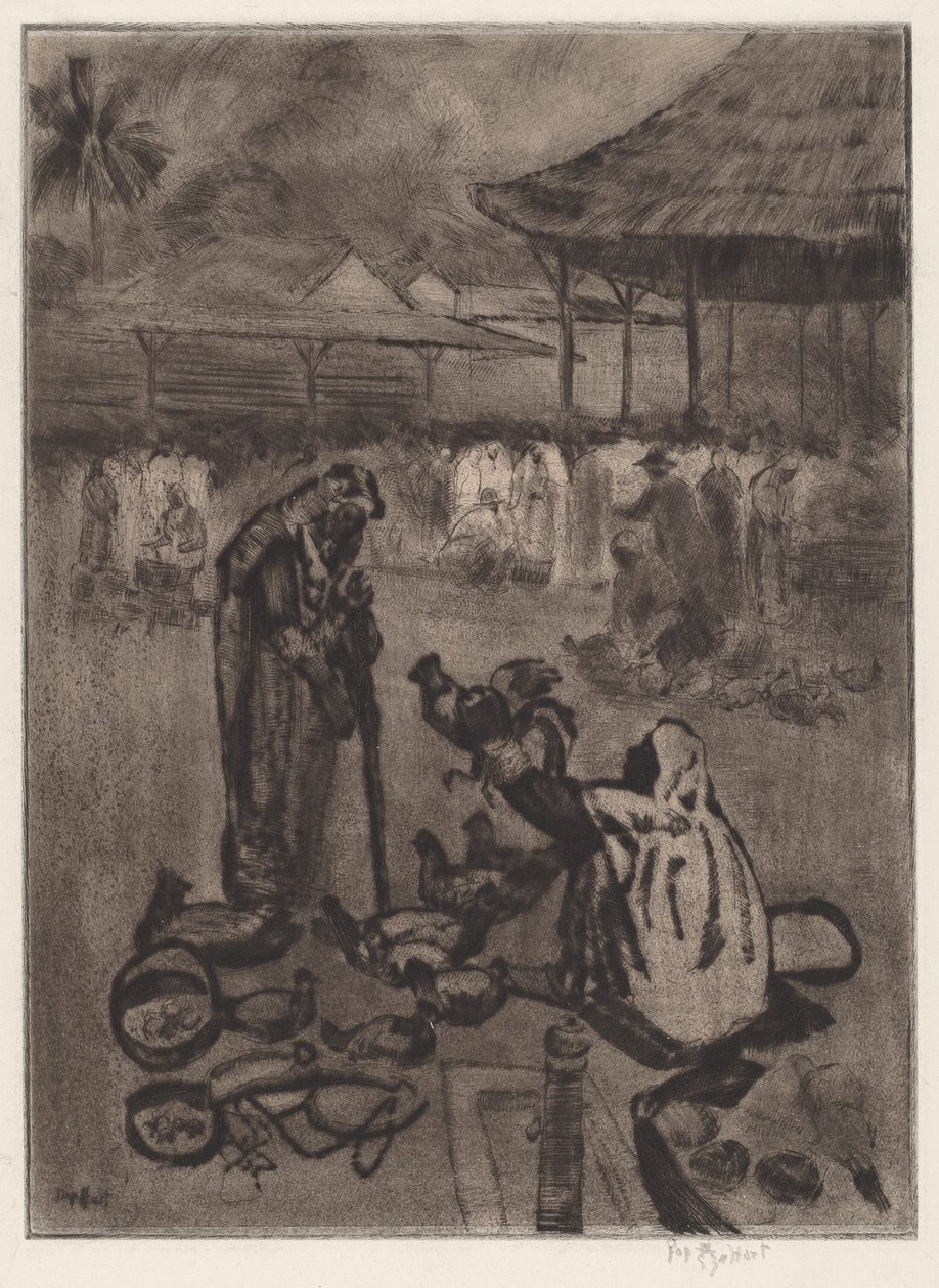 Prodejce kuřat, Trinidad od George Overbury