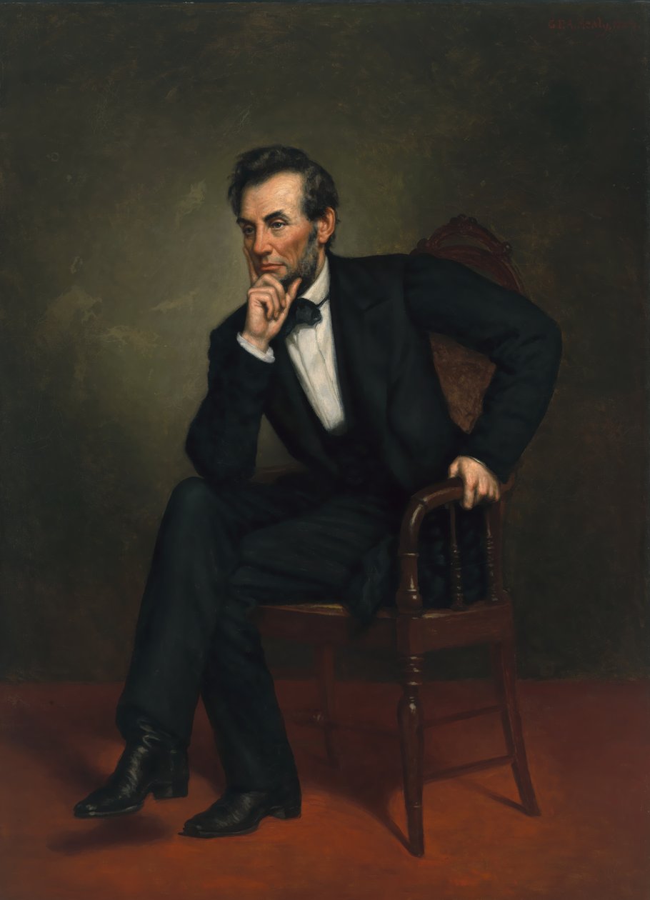 Abraham Lincoln (1809-1865) od George Peter Alexander Healy