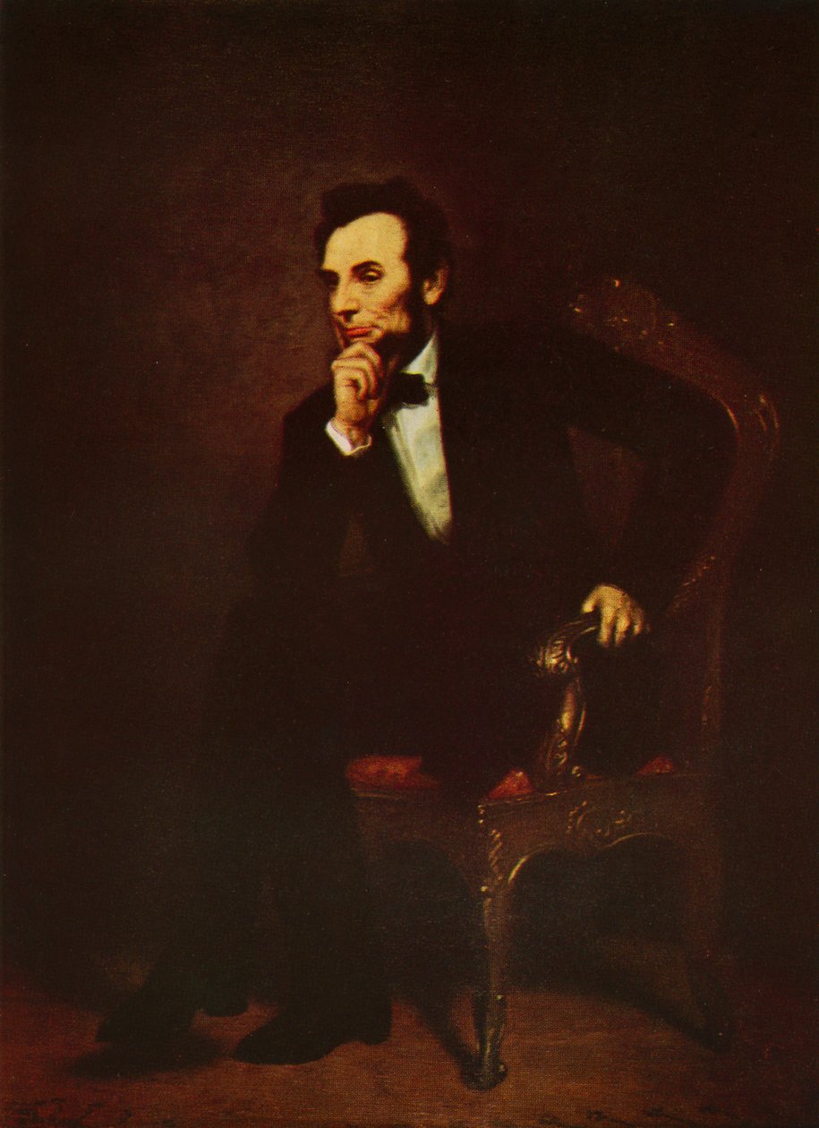 Abraham Lincoln by George Peter Alexander Healy od George Peter Alexander Healy