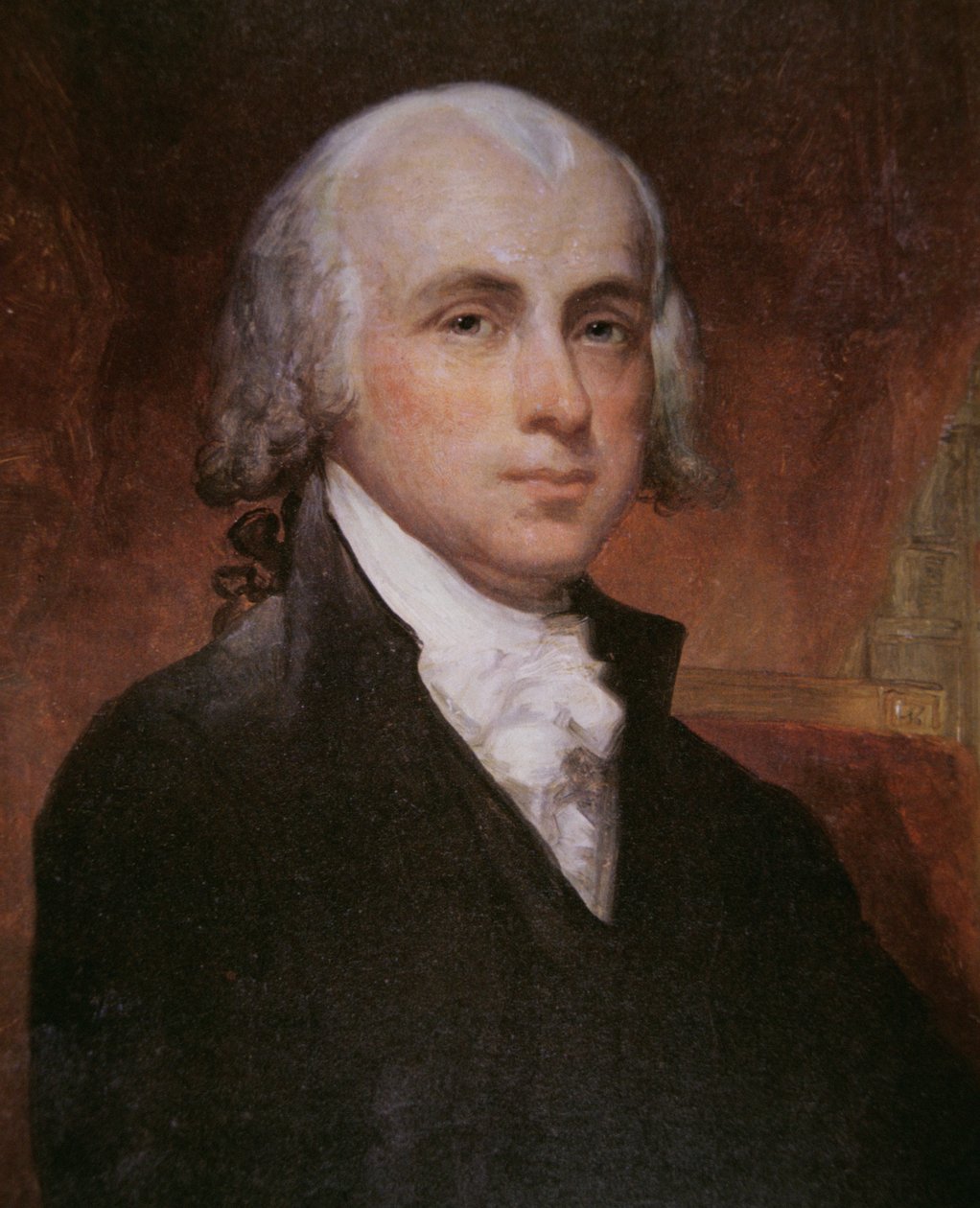 James Madison (1751-1836) (barevné lito) od George Peter Alexander Healy