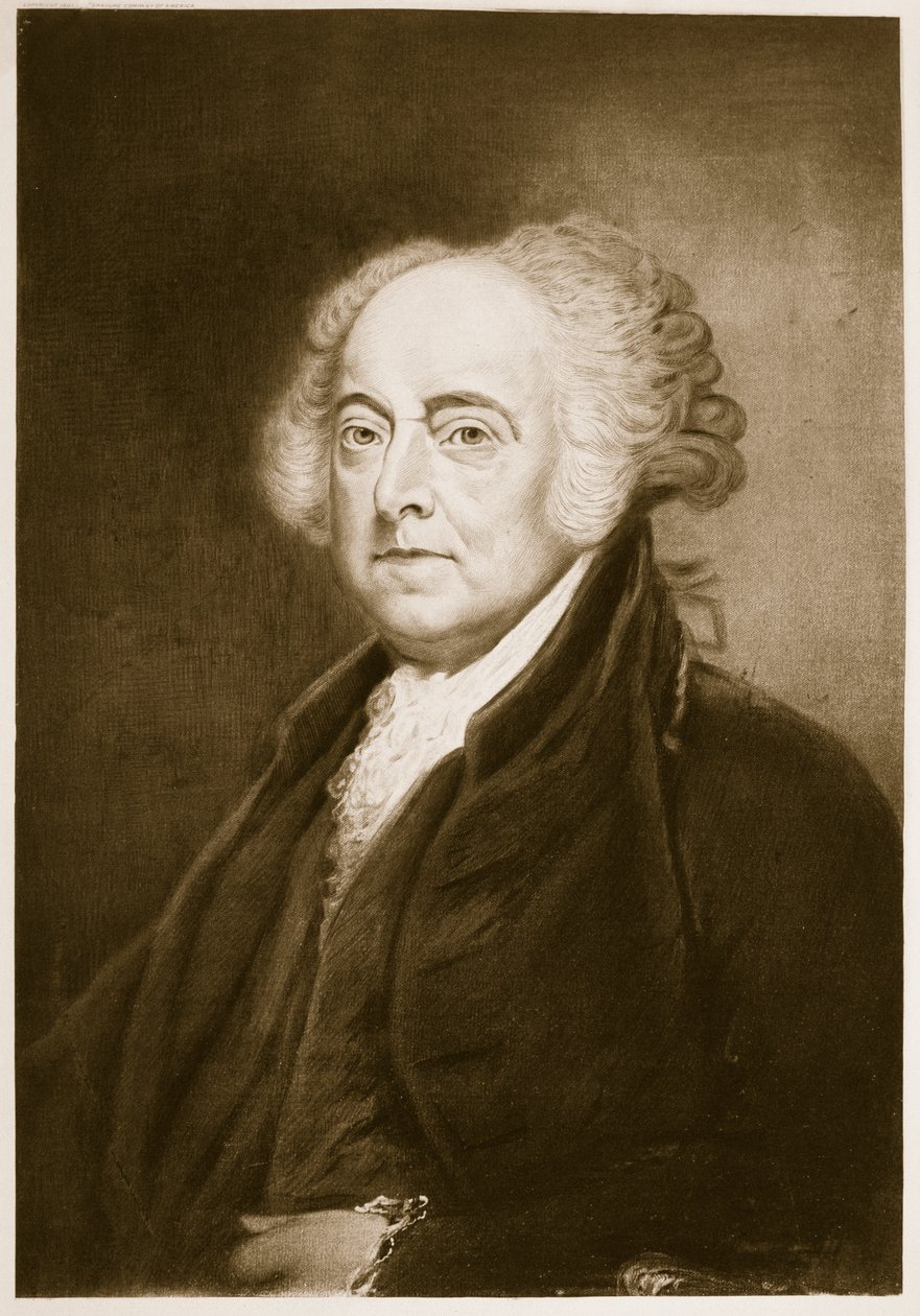 John Adams, 2. prezident Spojených států amerických, hospoda. 1901 (hlubotisk) od George Peter Alexander Healy
