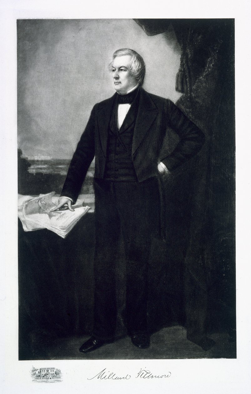Millard Fillmore, 13. prezident Spojených států amerických, hospoda. 1901 (hlubotisk) od George Peter Alexander Healy