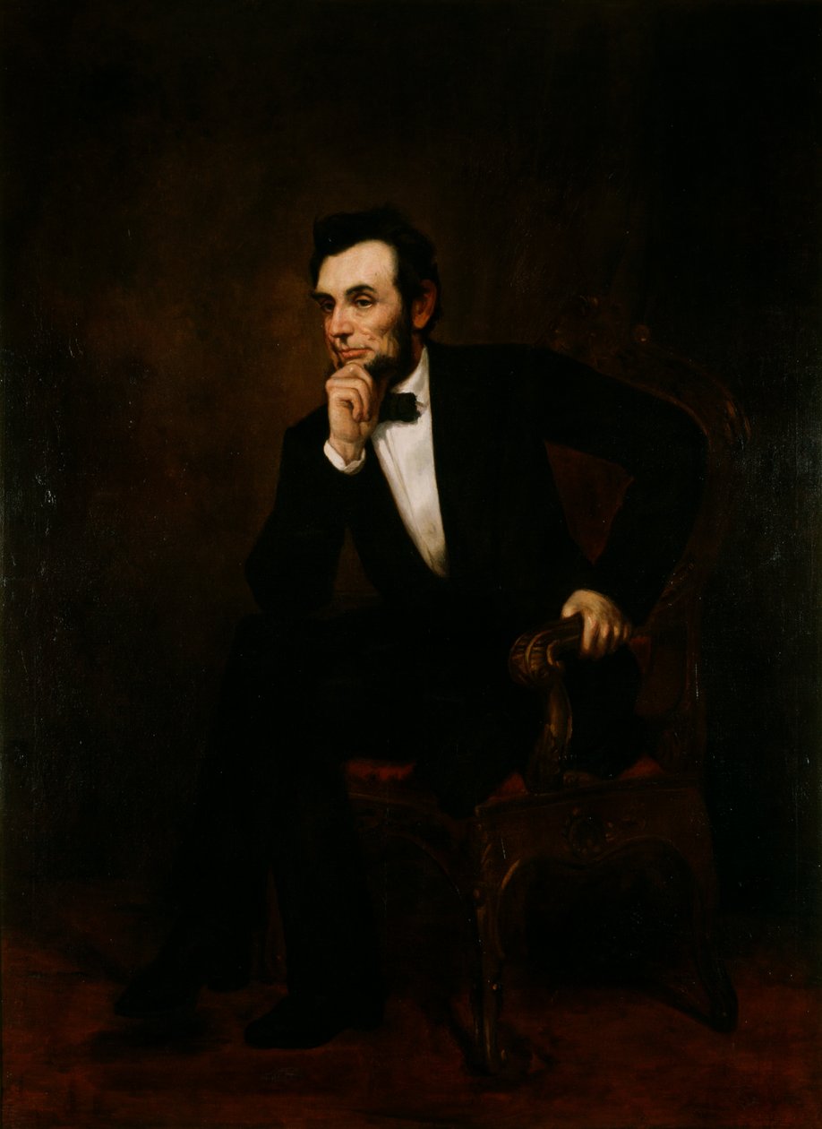 Portrét Abrahama Lincolna, c.1866-70 od George Peter Alexander Healy