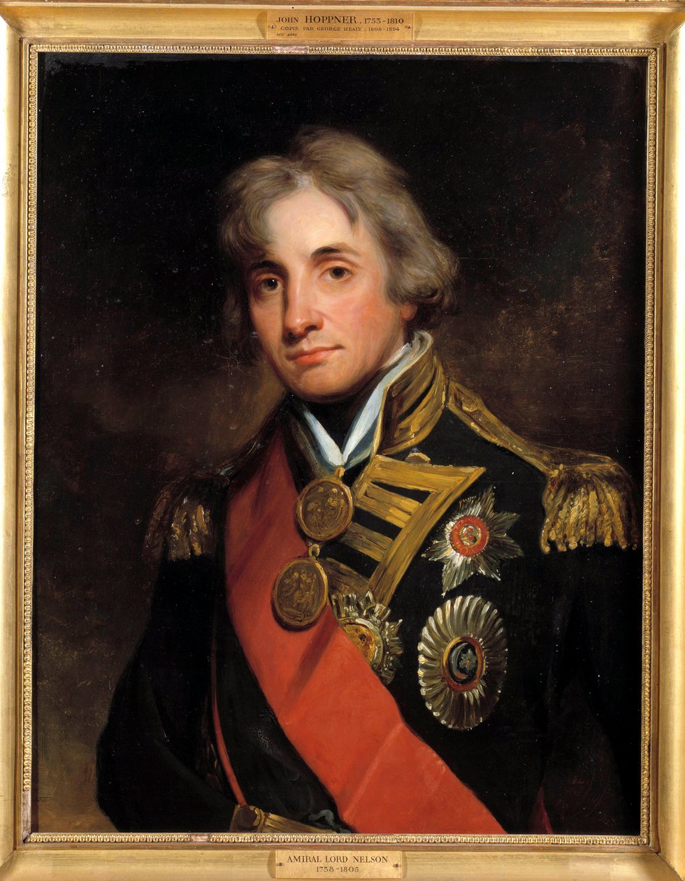 Portrét Horatio vikomta Nelsona vévody z Bronte (1758-1805) Viceadmirál Obraz od Georgese Healyho (1808-1894) 19. století. Rozměr 0,73 x 0,57 m od George Peter Alexander Healy