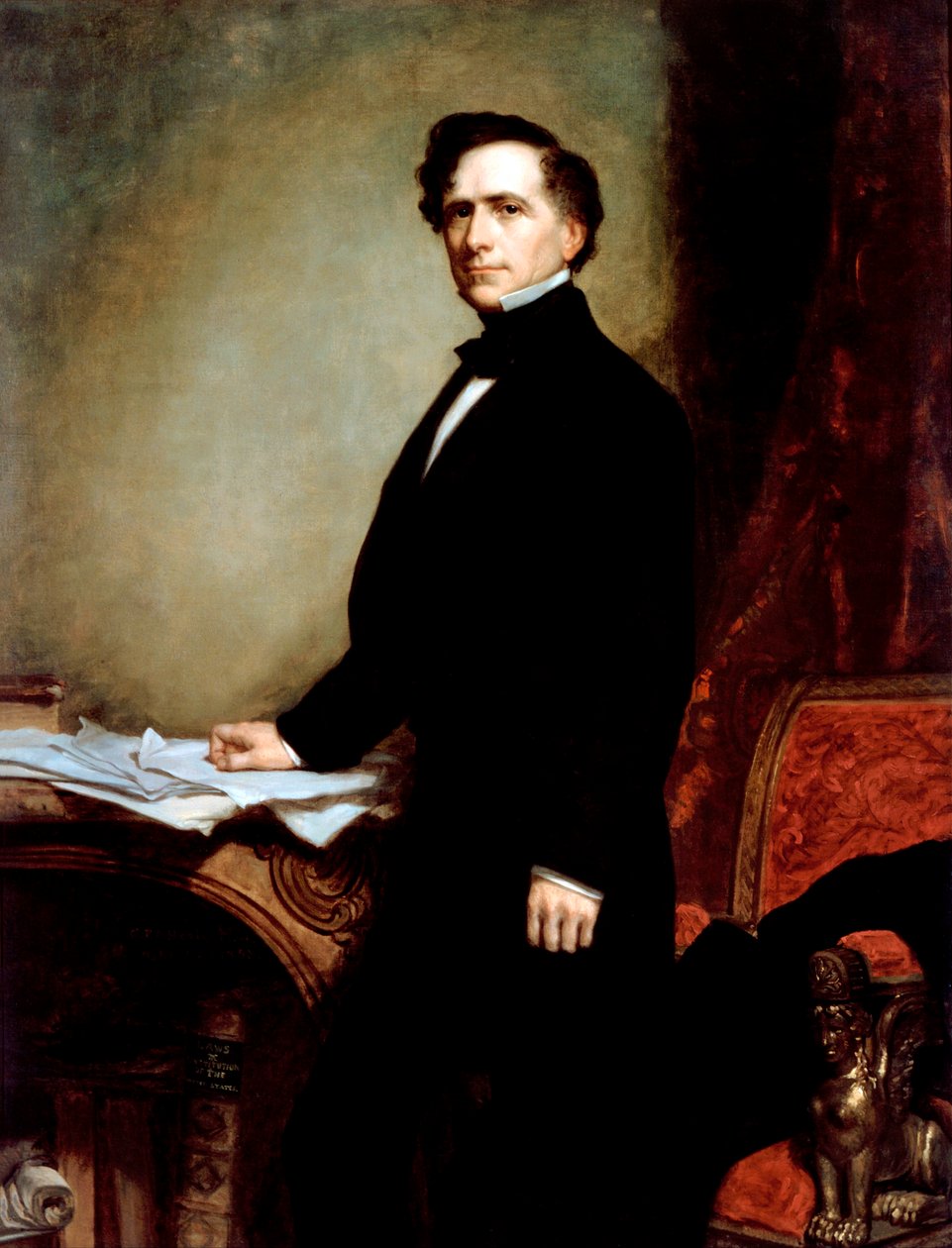 Portrét prezidenta Franklina Pierce od George Peter Alexander Healy