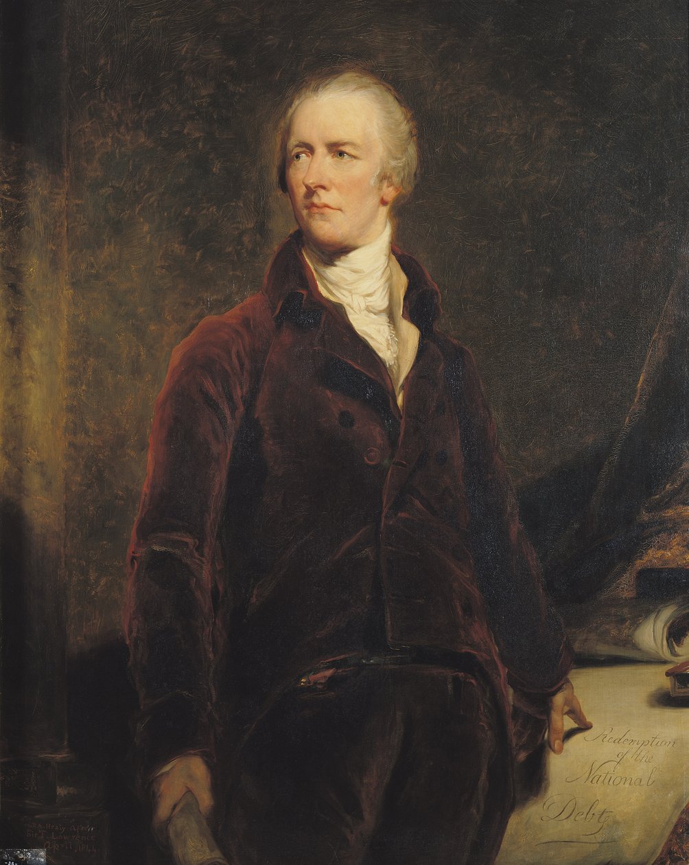 William Pitt mladší (1759-1806) od George Peter Alexander Healy
