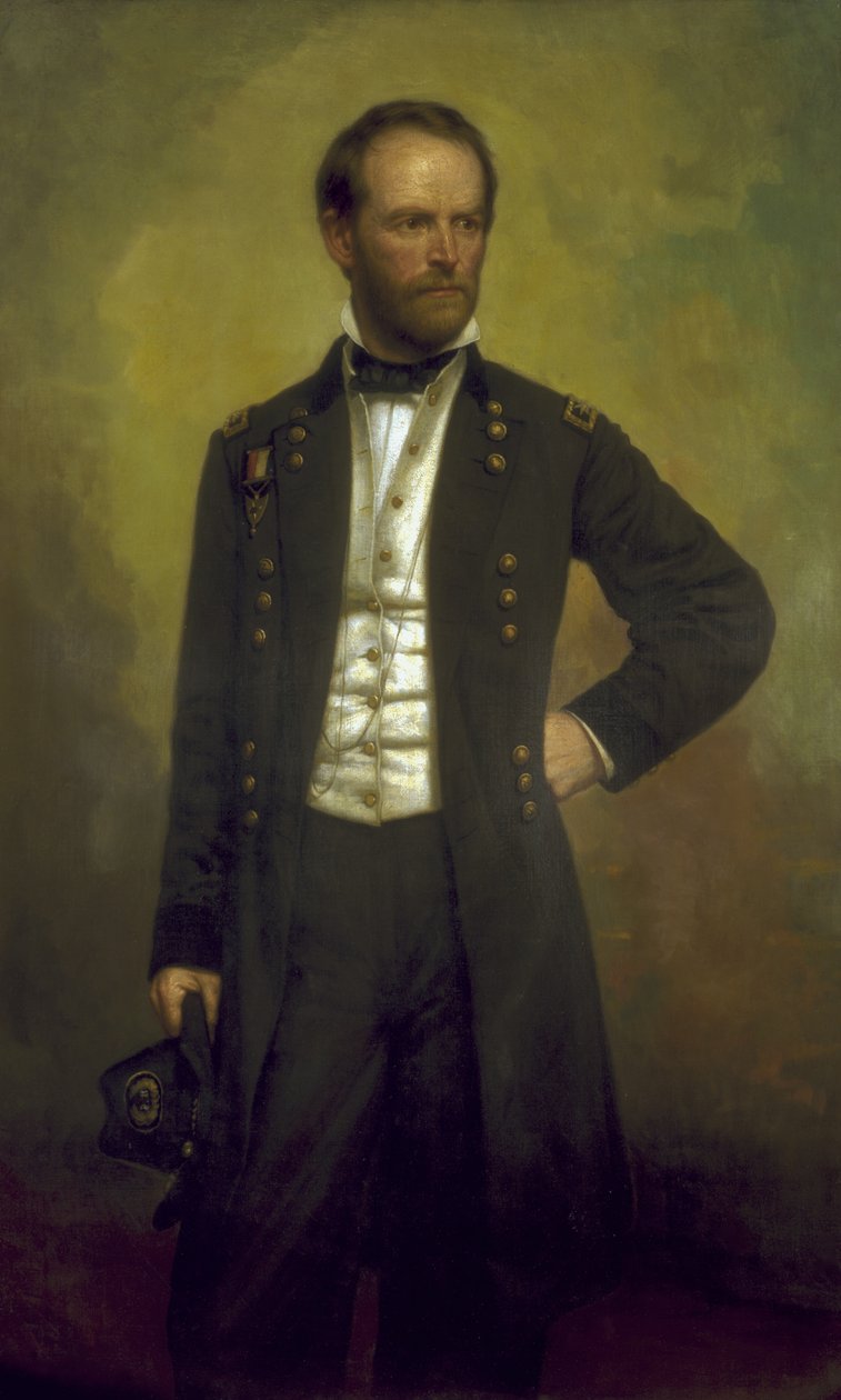 William T.Sherman od George Peter Alexander Healy
