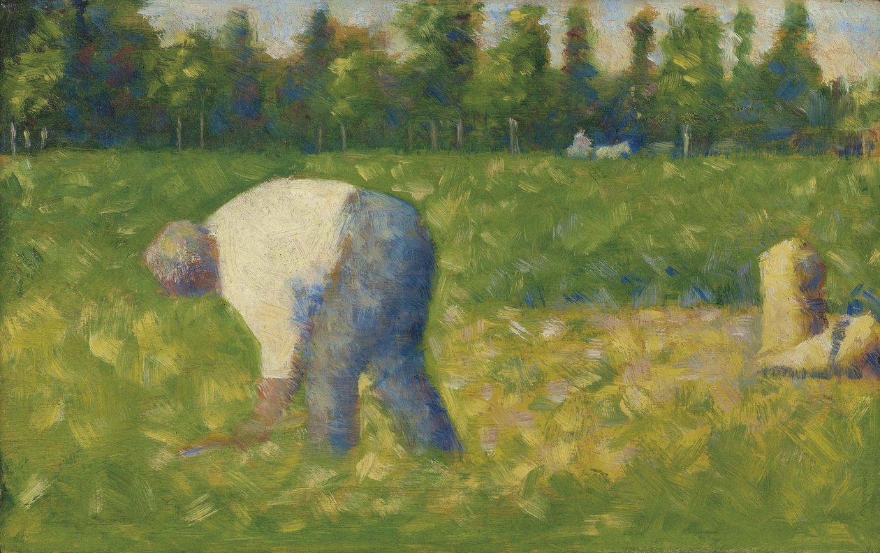 Dělnický rolník, 1883 od George Pierre Seurat