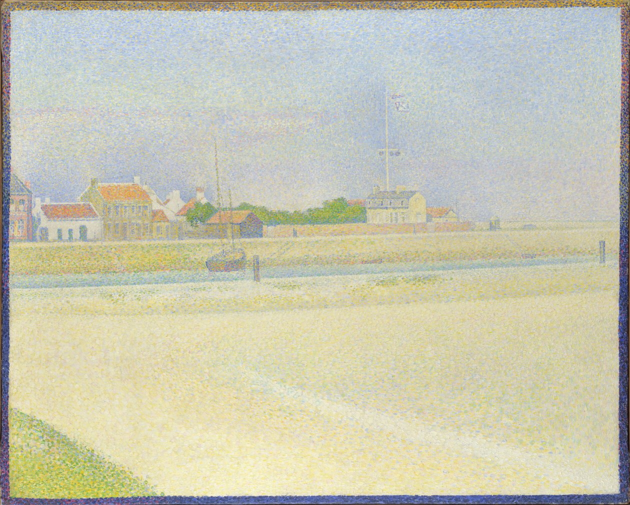 Kanál Gravelines, Grand Fort-Philippe, 1890 od George Pierre Seurat