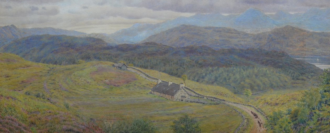 At Arisaig – pobřeží Invernessshire, cca 1866 (akvarel) od George Price Boyce