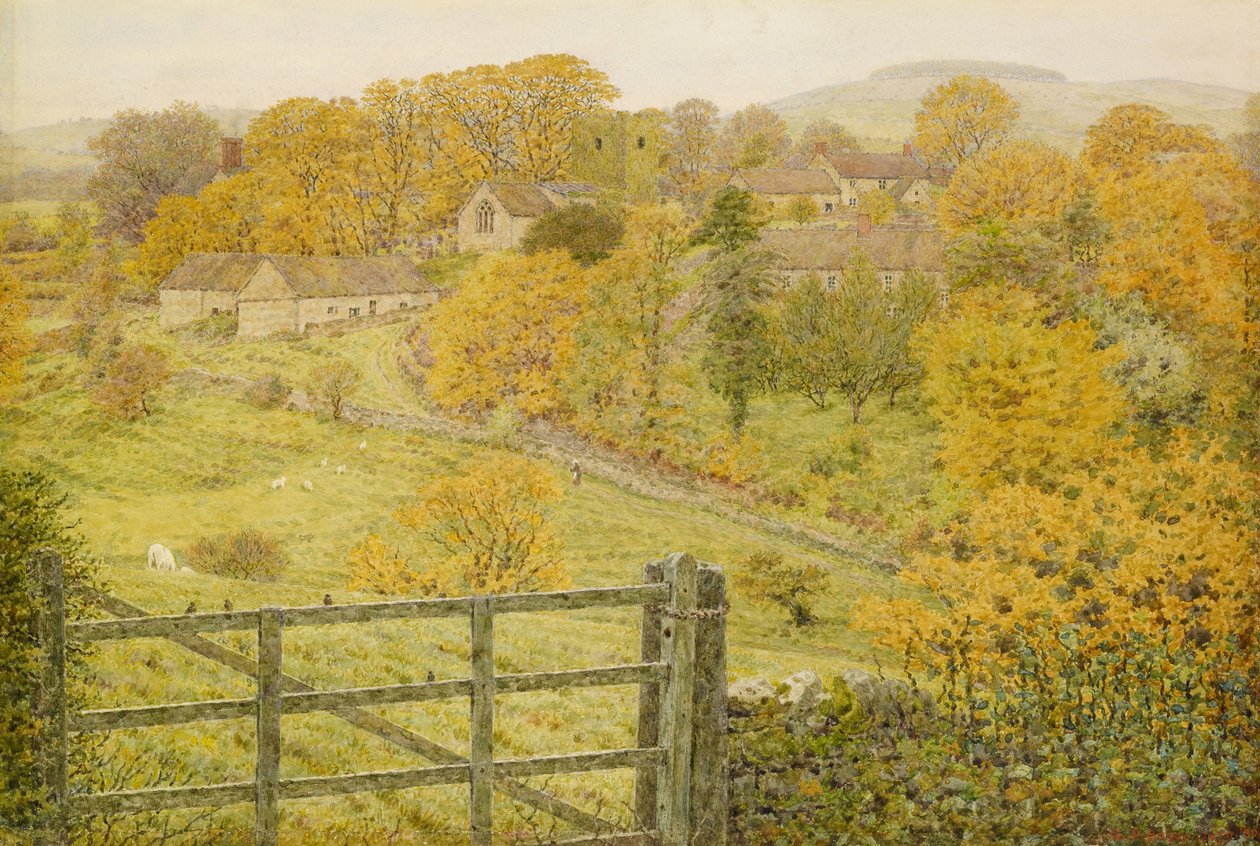 Thorpe, Derbyshire, 1880 od George Price Boyce