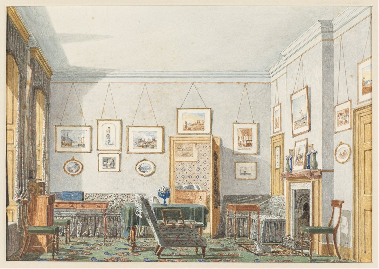 Pokoj George Jamese Drummonda v Oxfordu, 1853 od George Pyne