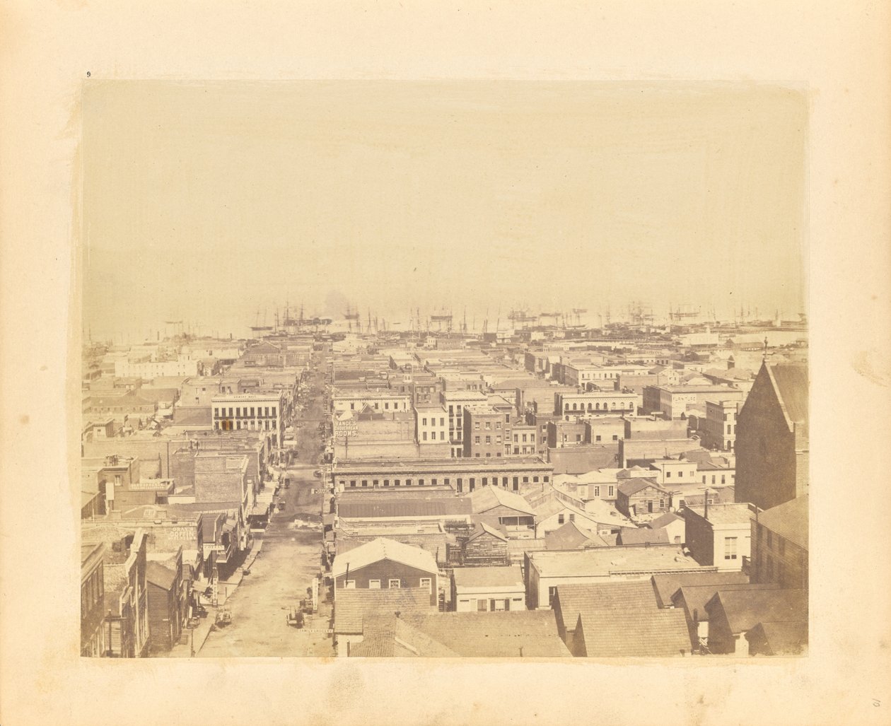Pohled na ulici Sacramento Street. od George R. Fardon