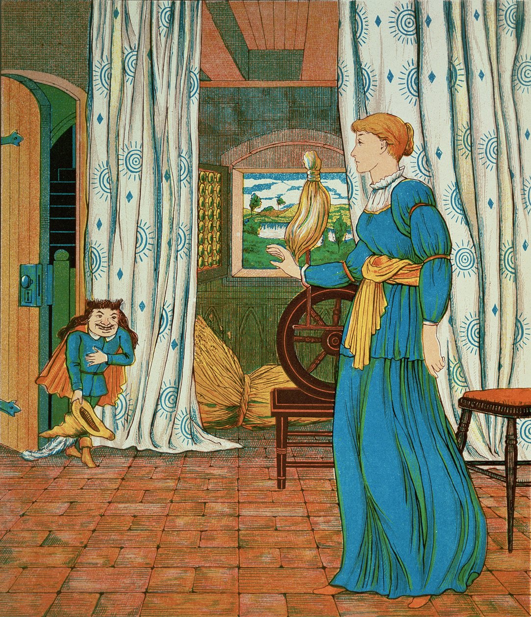 Rumpelstiltskin s princeznou od George R. Halkett
