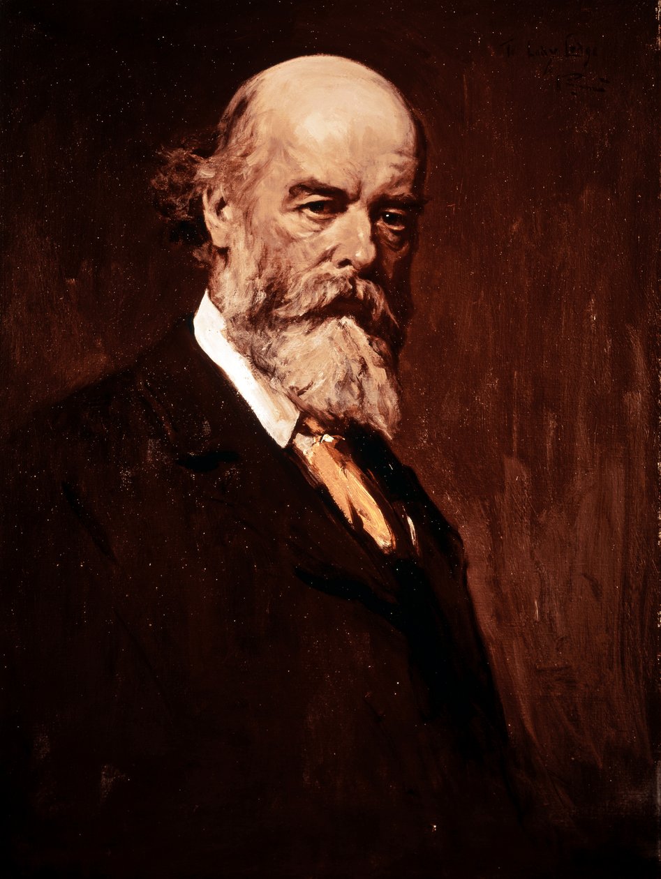 Portrét sira Olivera Josepha Lodge od George Reid