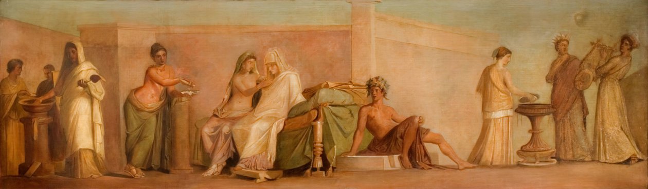 Kopie svatby Aldobrandini, 1838. od George Richmond