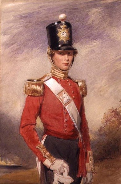 Mladý důstojník 9. pěšího pluku, Norfolk od George Richmond