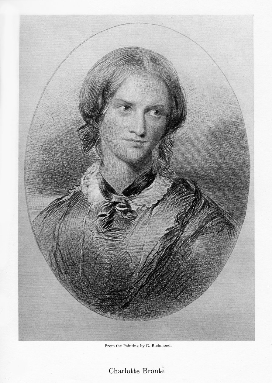Charlotte Bronte, anglický romanopisec, 1850. od George Richmond