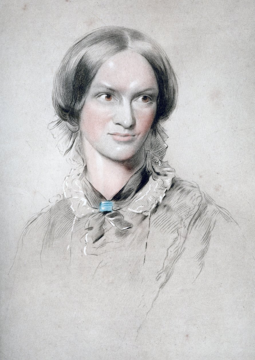 Charlotte Bronte, anglický romanopisec, 1850. od George Richmond