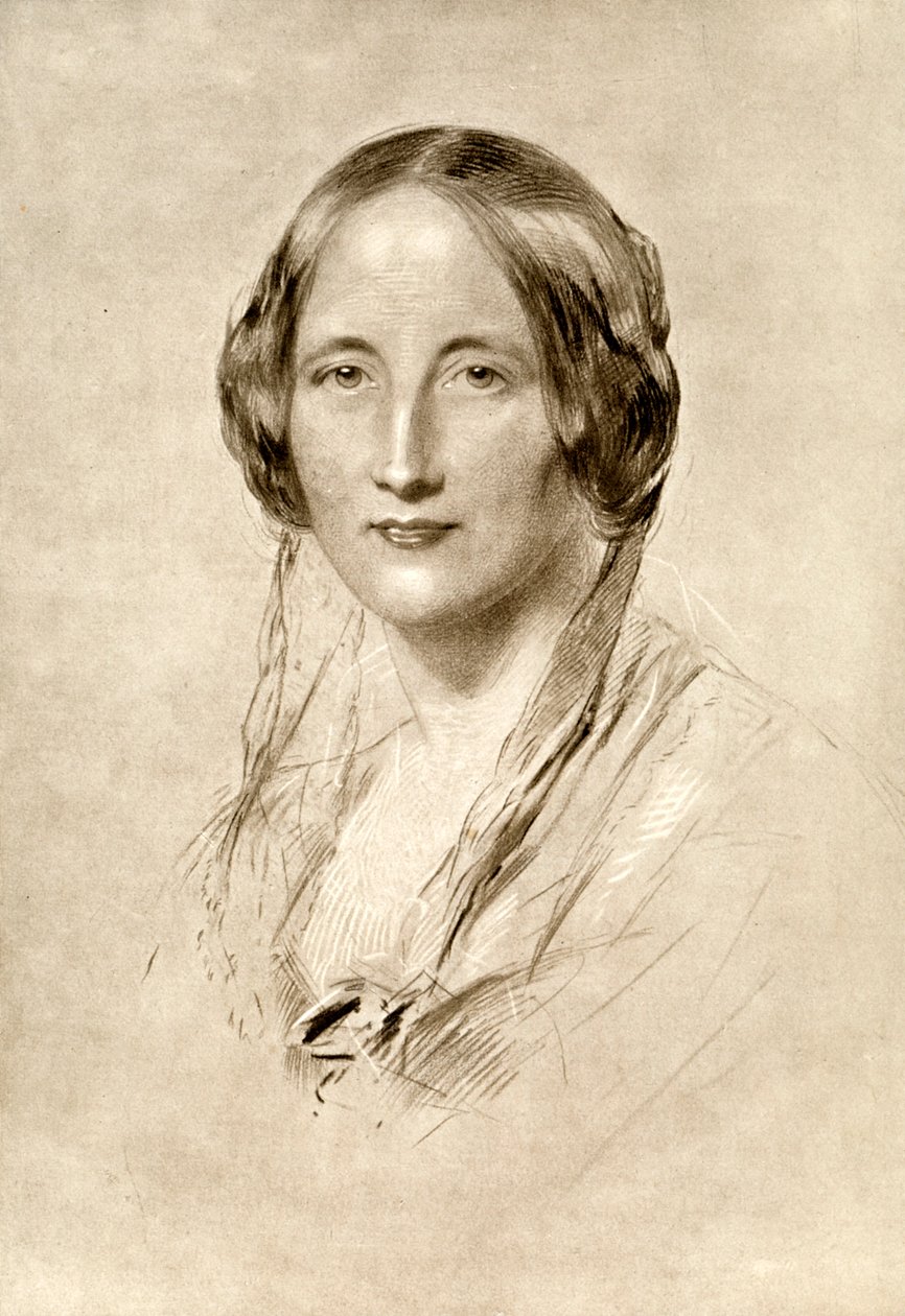Elizabeth Gaskell, britský romanopisec 19. století, 1910. od George Richmond