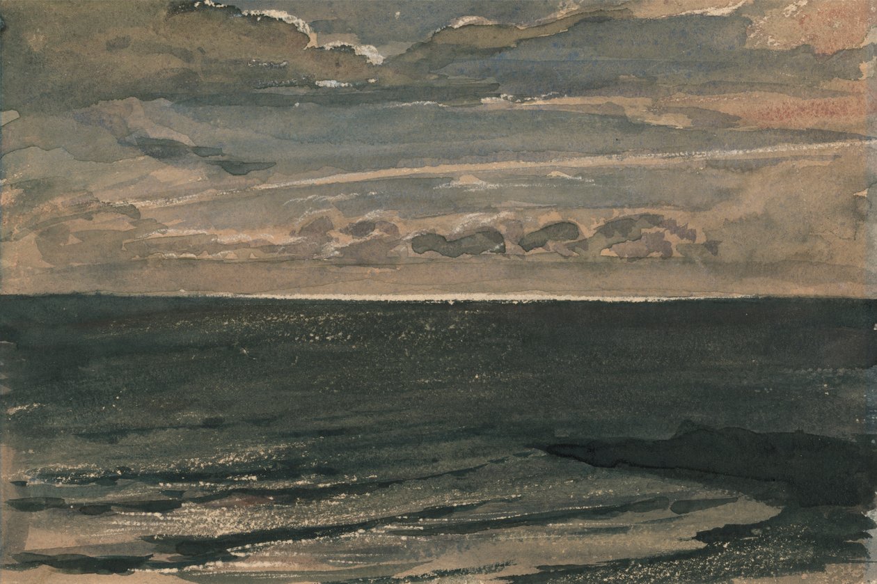 Měsíční svit nad mořem, Broadstairs od George Richmond