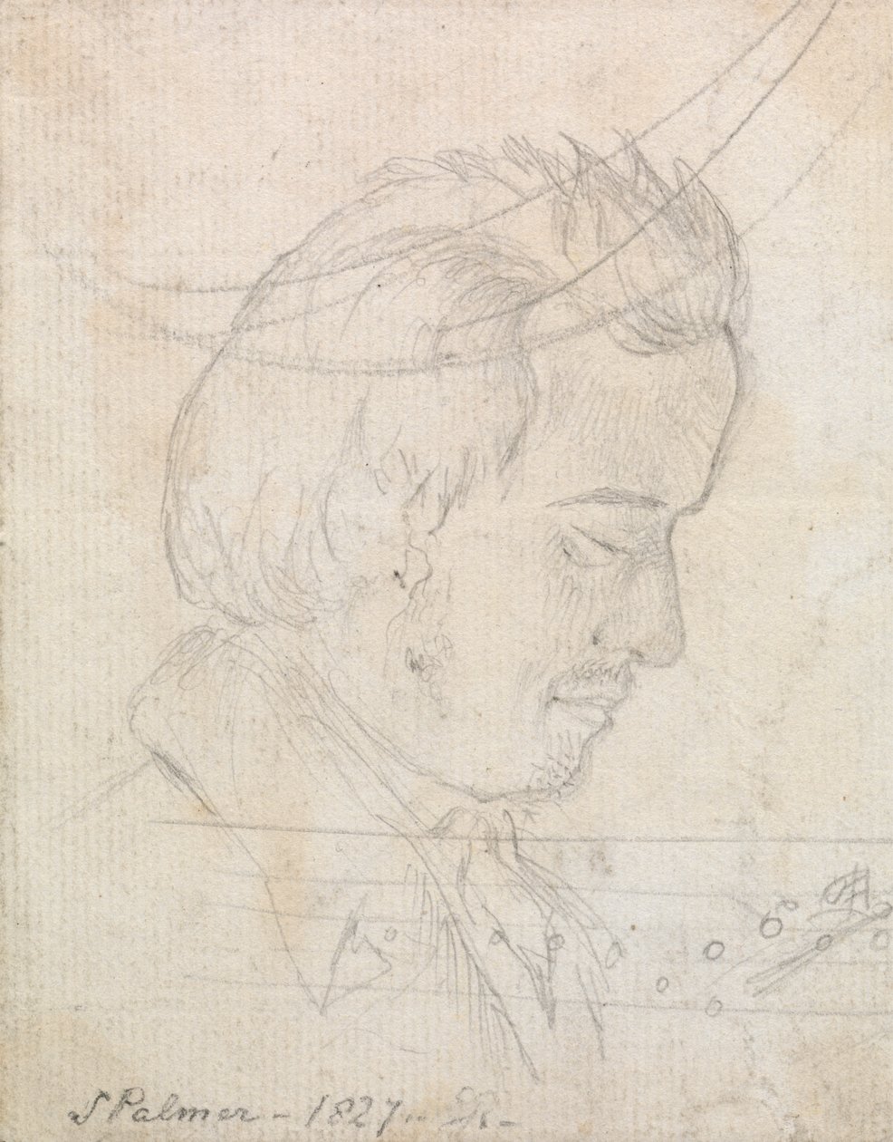 Portrét hlavy Samuela Palmera od George Richmond