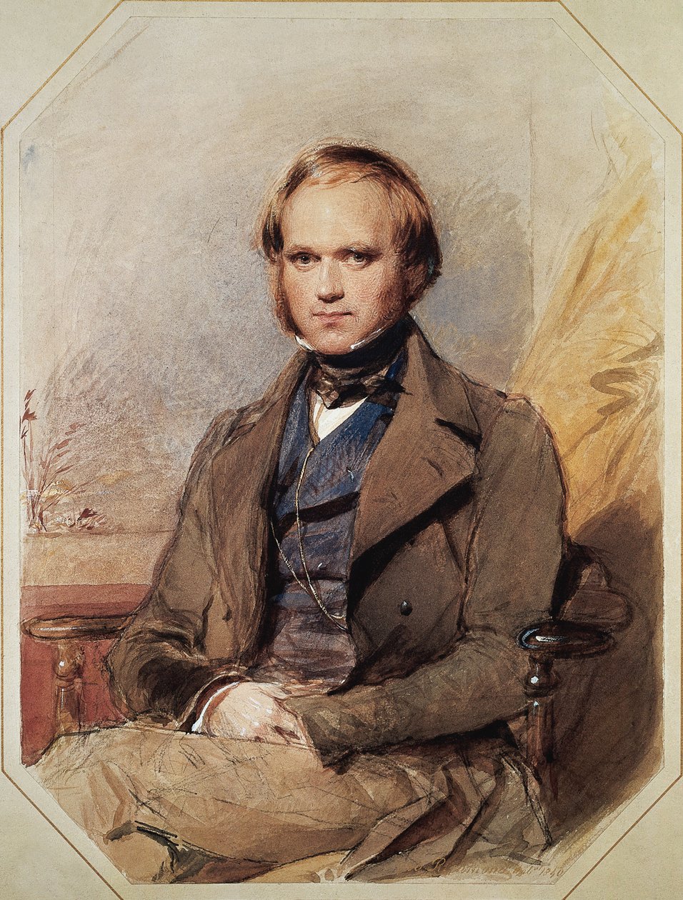Portrét Charlese Roberta Darwina (Shrewsbury od George Richmond