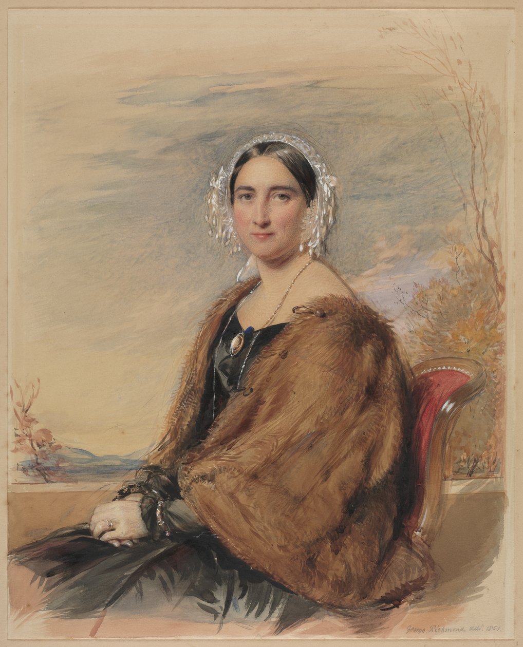 Portrét ženy od George Richmond
