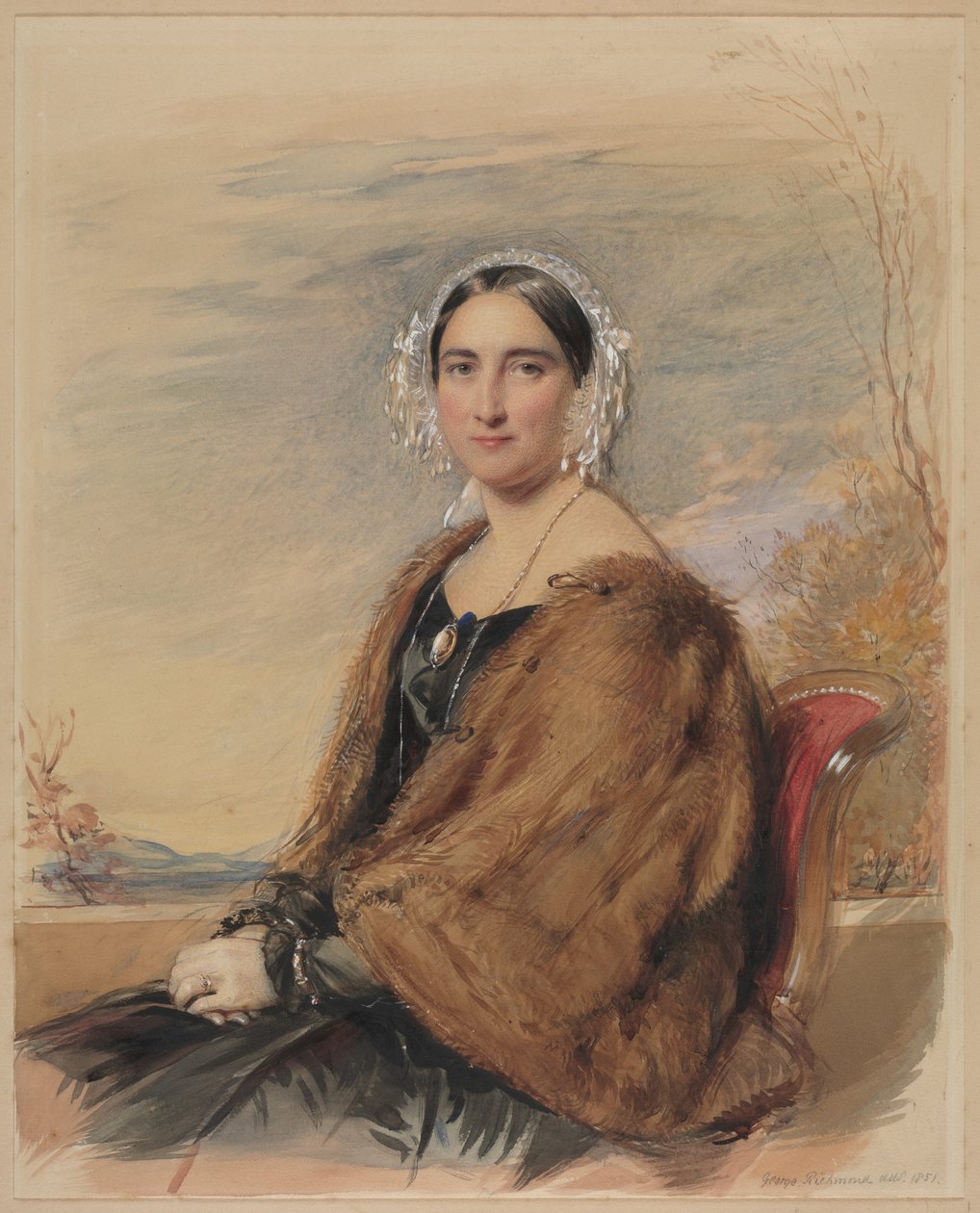 Portrét ženy od George Richmond