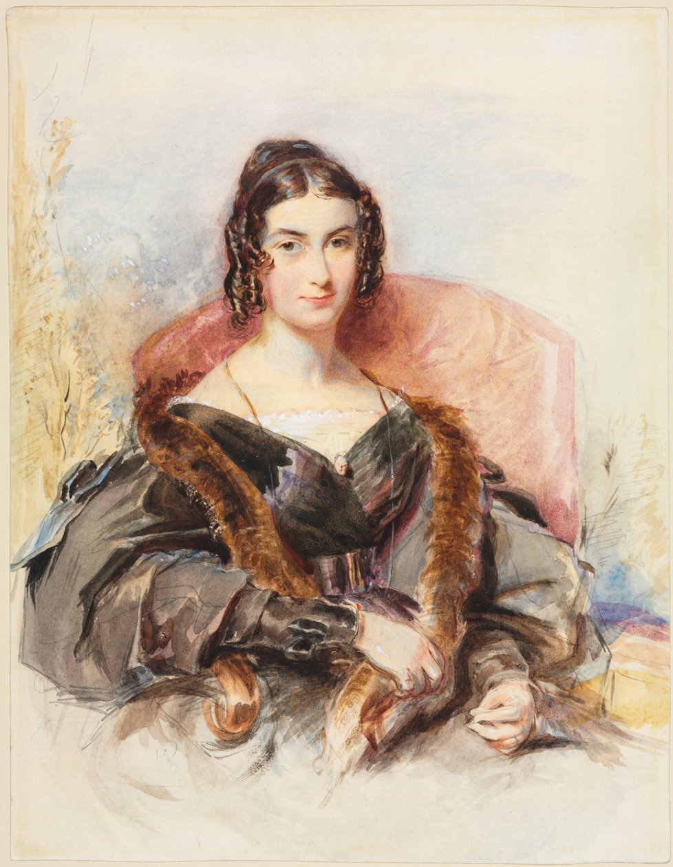 Portrét ženy, c. 1830-1835. od George Richmond
