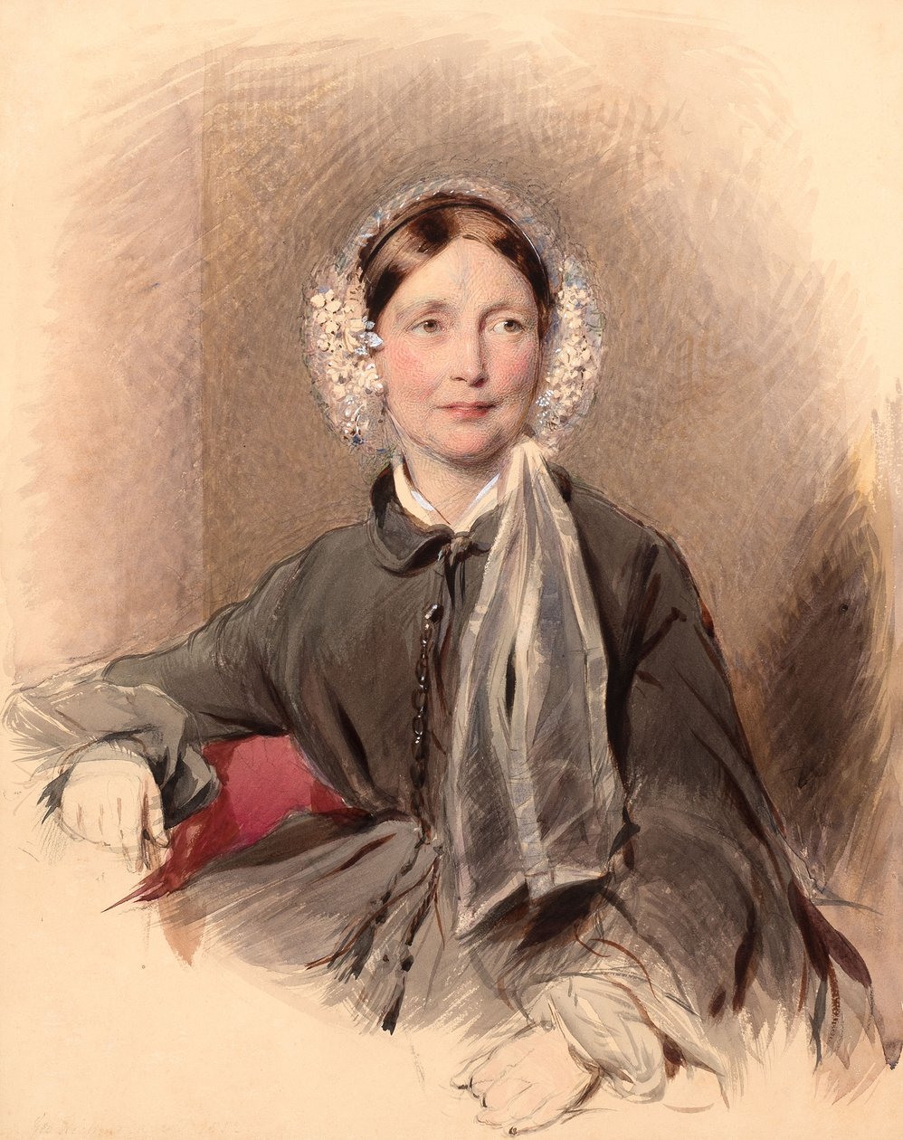 Portrét neznámé ženy od George Richmond