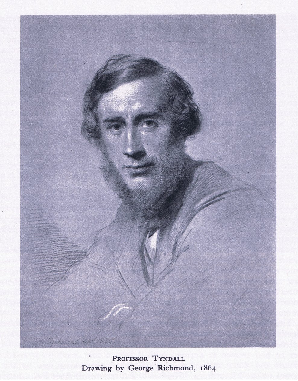 Profesor Tyndall, z British Adventure vydané Collinsem, 1947 od George Richmond