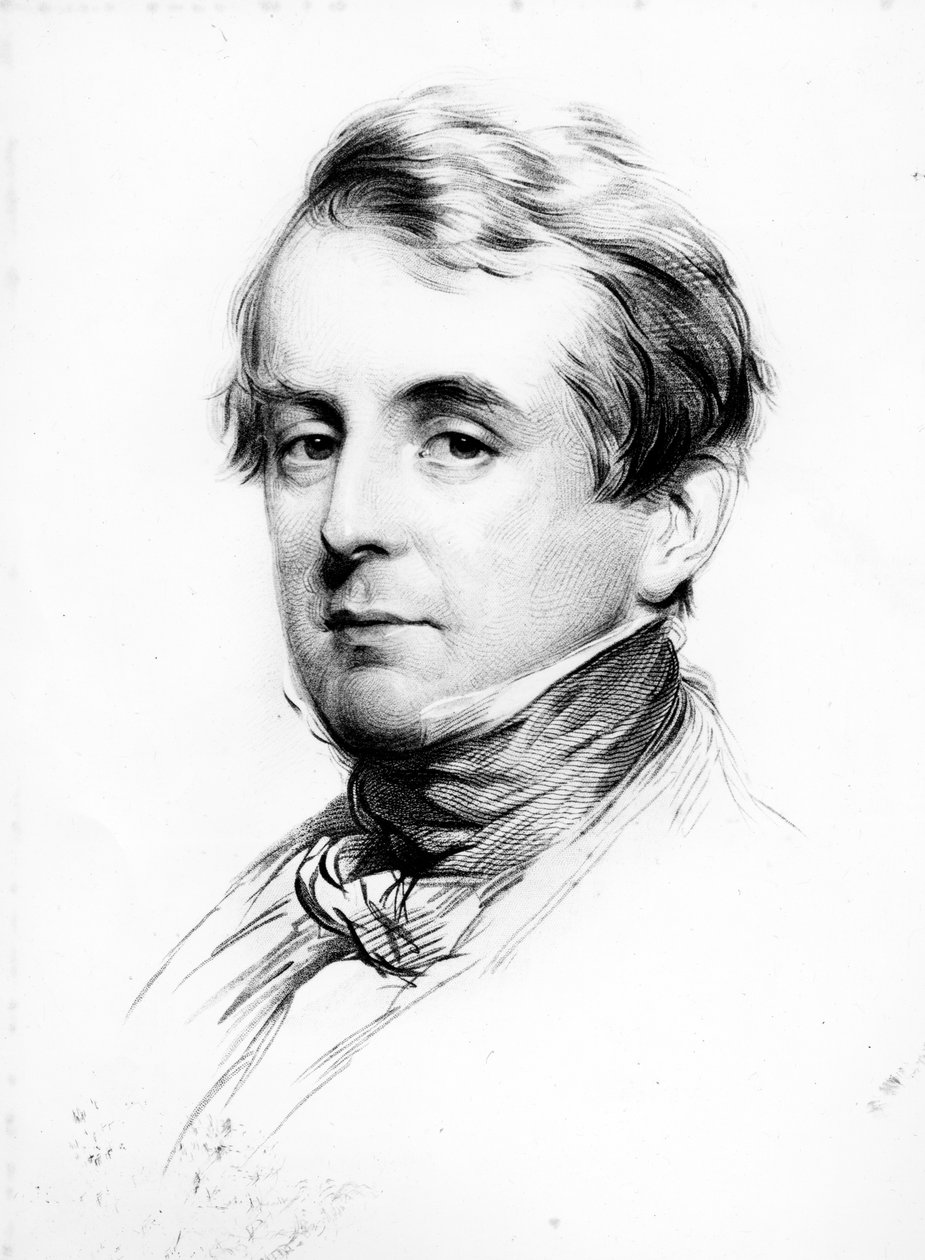 Sir William Heathcote, vyrytý Joseph Brown, 1847 od George Richmond