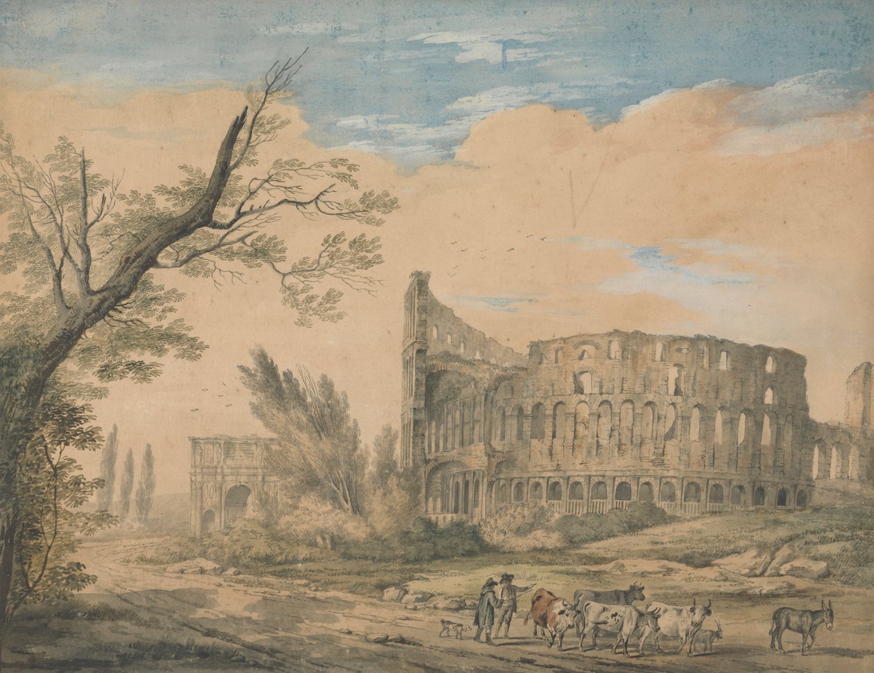 Koloseum, Řím od George Robertson