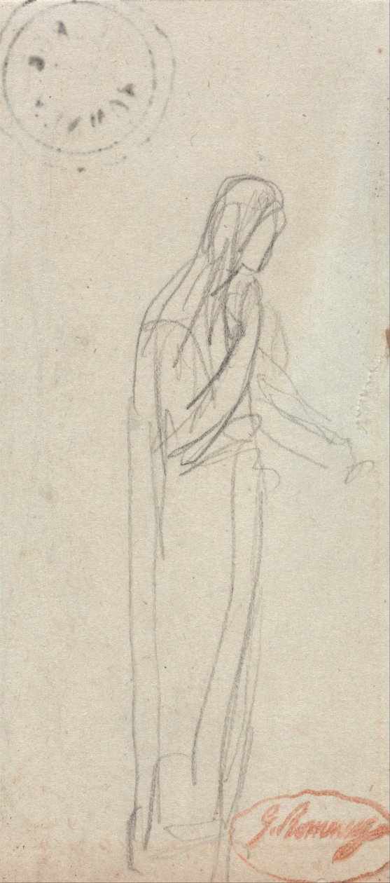 Stojící ženská postava od George Romney