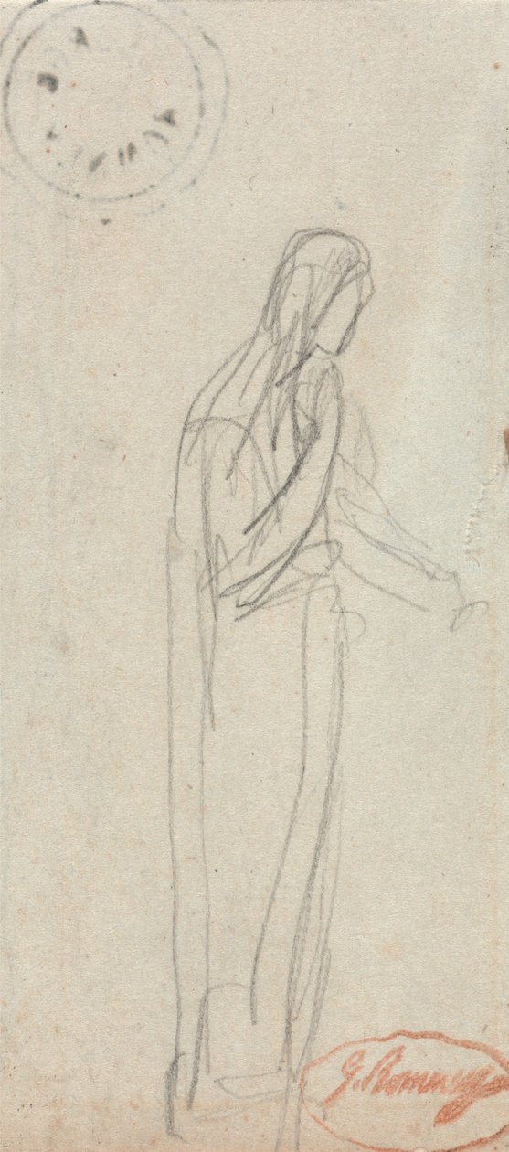 Postava stojící ženy od George Romney