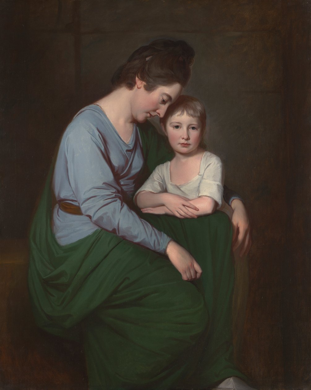 Anne Wilson a její dcera, Sybill od George Romney