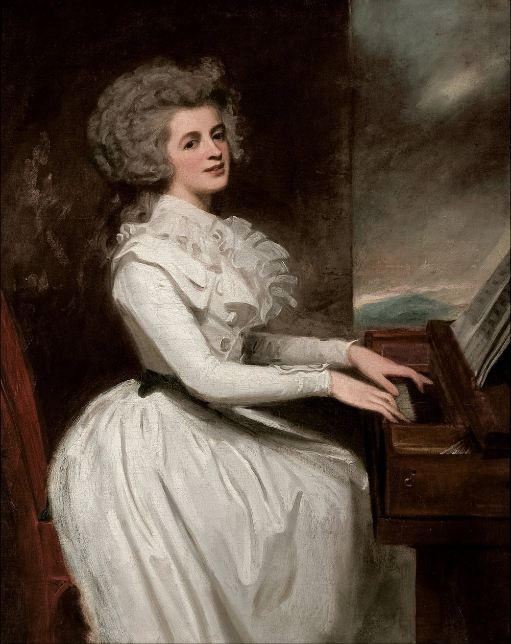 Charlotte, paní Thomas Raikes od George Romney