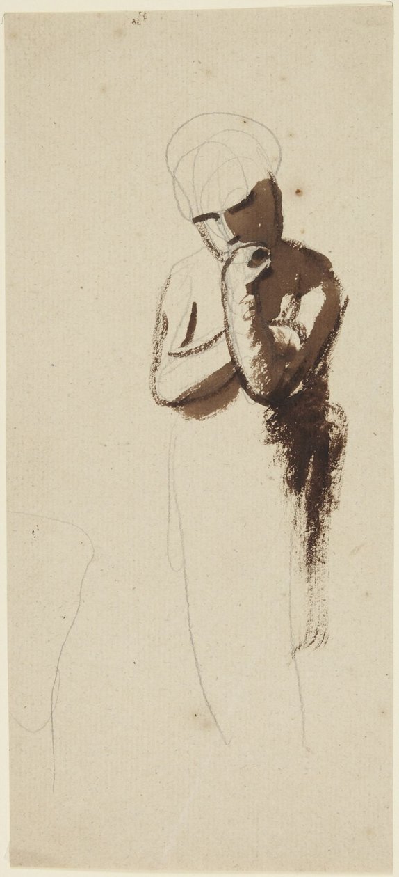 Dítě s rukou na bradě od George Romney