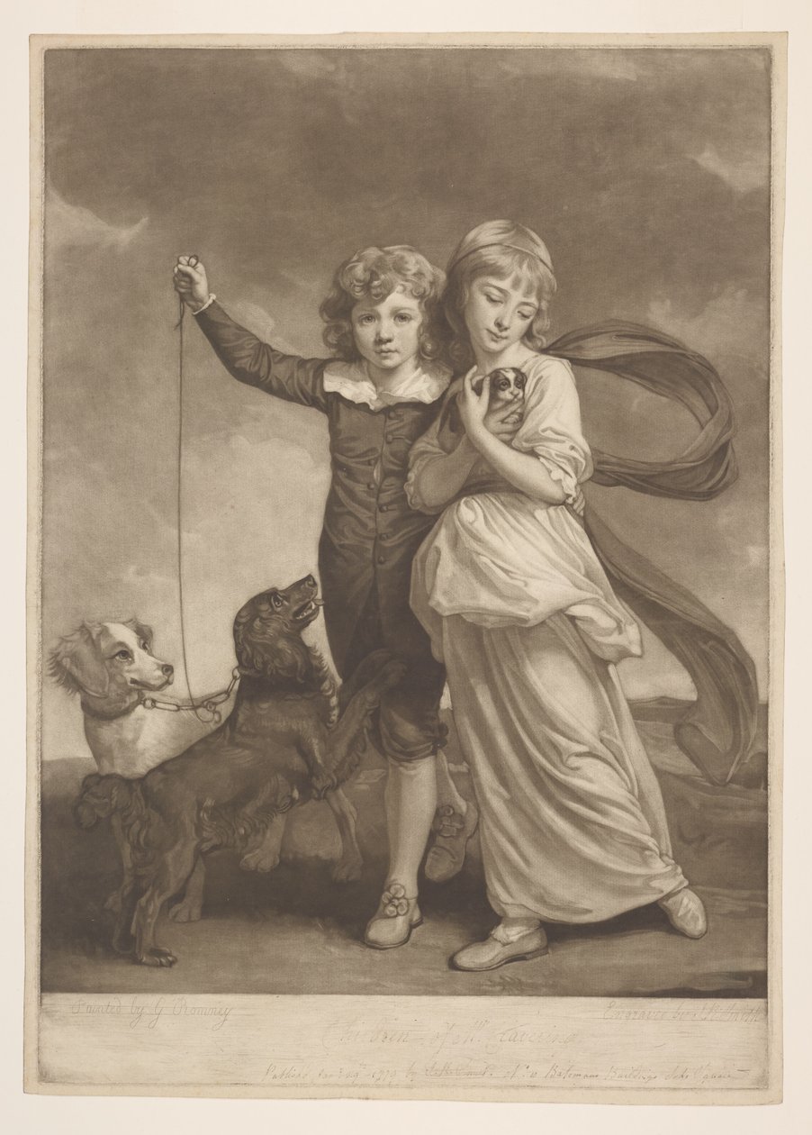 Děti pana Claveringa od George Romney